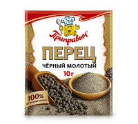 Перец черный Приправыч молотый, 10г