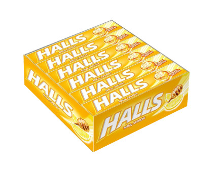 Halls Карамель леденцовая, Мед - лимон Halls Карамель леденцовая, Мед - лимон