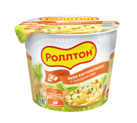 Картофельное пюре быстрого приготовления Роллтон с сухариками, 40 г