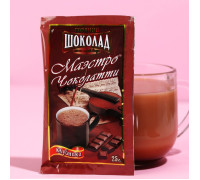 Горячий шоколад Маэстро Чоколатти молочный, клубника, 25г