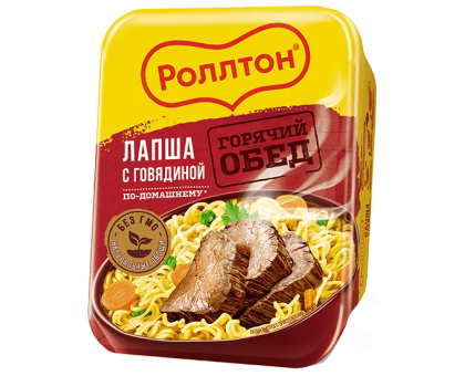 Лапша Роллтон, говядина, 90г Лапша Роллтон, говядина, 90г