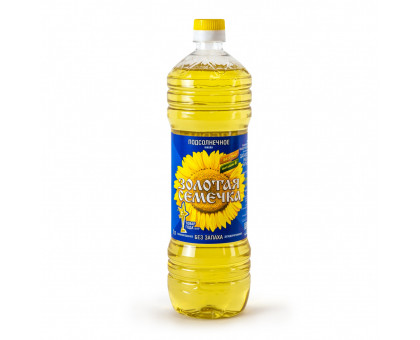 Масло подсолнечное Золотая семечка, рафинированное, 0,8 л Масло подсолнечное Золотая семечка, рафинированное, 0,8 л