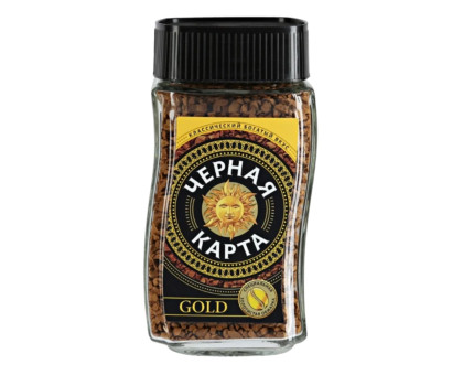 Кофе растворимый Черная Карта Gold, 95г