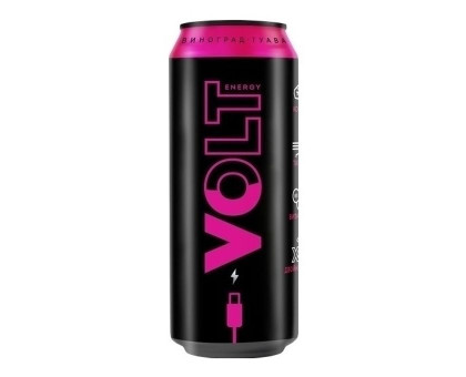 Энергетический напиток Volt Energy Виноград-гуава, 0,45л / Омск Энергетический напиток Volt Energy Виноград-гуава, 0,45л / Омск