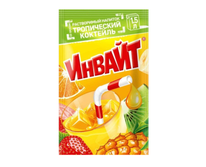 Напиток растворимый Invite Тропический коктейль, 12г