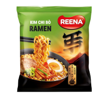 REENA Рамен с острым кимчи в мясном бульоне, 115г