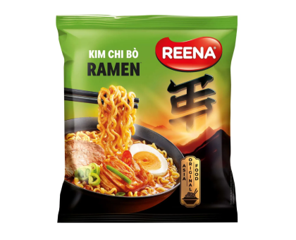 REENA Рамен с острым кимчи в мясном бульоне, 115г