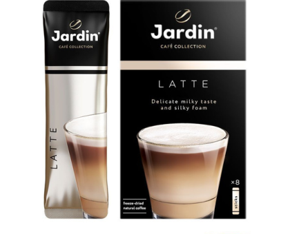 Кофе растворимый Jardin 3в1 Латте премиум микс,18г 