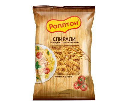 Макароны Роллтон Спирали, 400 г