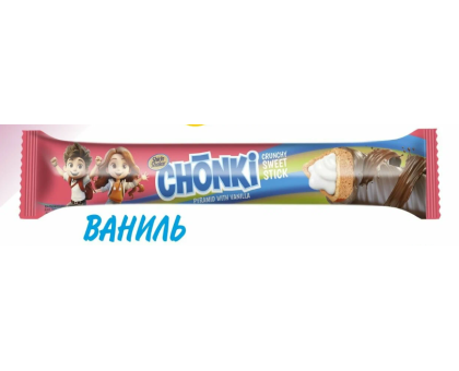 Хрустящие сладкие палочки CHONKI Ваниль, 16г