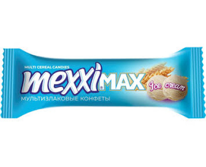 Конфеты мульти-злаковые в глазури MEXXI MAX Пломбир(Мороженное), 16г