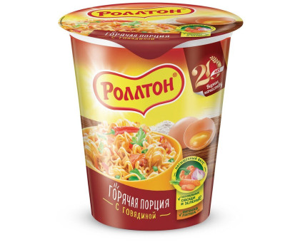 Лапша Роллтон, говядина, 70г