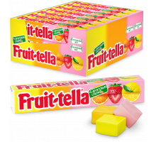 Жевательные конфеты Fruittella, Фруктовое ассорти с фруктовым соком