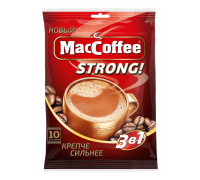 Растворимый кофе MacCoffee Strong 3 в 1, 10*16г