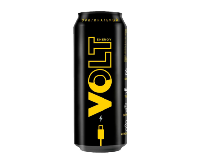 Энергетический напиток Volt Energy Оригинальный, 0,45л Энергетический напиток Volt Energy Оригинальный, 0,45л