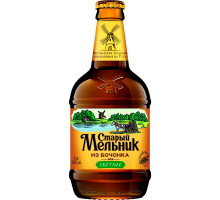 Пиво Старый Мельник Бочонок Светлое, 0,45л/Уфа