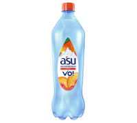 ASU вода без газа, Персик, 0,5л