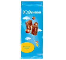 Шоколад Воздушный Молочный пористый, 80г