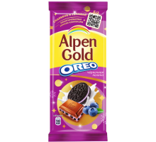 Шоколад Alpen Gold Орео черничная поляна, 85г