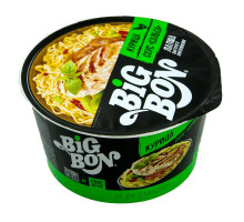 Лапша бп Big Bon, курица+соус сальса, чаша